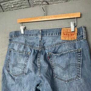 Levis 559 Relaxed Straight Jeans Mens 36x30‎ Medium Wash Blue Denim 559-0218